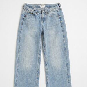 BDG Urban Outfitters High Rise Wide Leg Jeans Light Wash Size 29